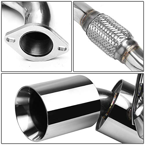 Auto Dynasty 4.5" Clamp-On Catback Exhaust Tip System For 09-19 Nissan 370Z