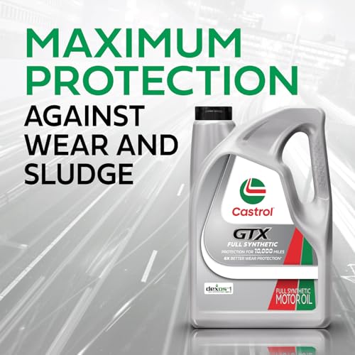 Castrol GTX Full Synthetic 0W-20 Motor Oil, 5 Quarts, Pack of 3 - size: 5 Quarts, Pack of 3