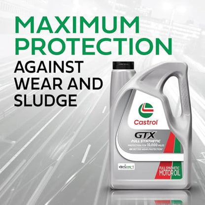 Castrol GTX Full Synthetic 0W-20 Motor Oil, 5 Quarts, Pack of 3 - size: 5 Quarts, Pack of 3