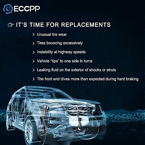 ECCPP Complete Struts Spring Assembly Front Fit for Ford Edge 2007-2010 - size: 172889 172888