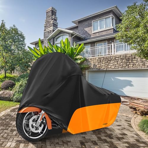 Motorcycle Cover Heavy Duty for Touring Side Box Models - size: Side Box