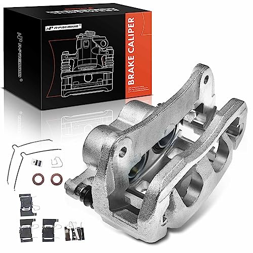A-Premium Front Left Driver Disc Brake Caliper with Bracket - style: Front Driver Side