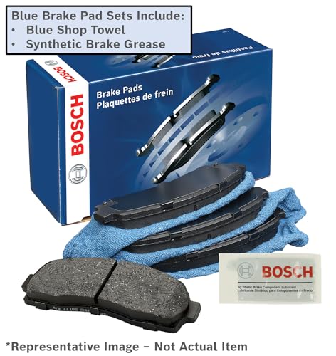 BOSCH BE996 Blue Ceramic Disc Brake Pad Set - Compatible With Select Lexus RX330, RX350, RX400h; Toyota Highlander; REAR