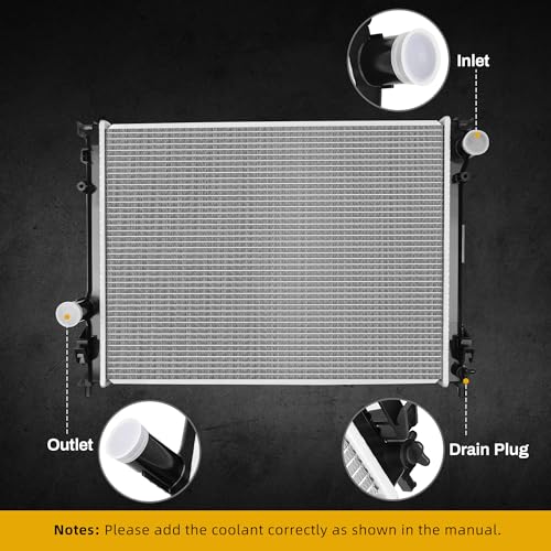DWVO Complete Radiator Compatible with 09-23 Dodge Chrysler 300 CU13157 - style: 09-21 300