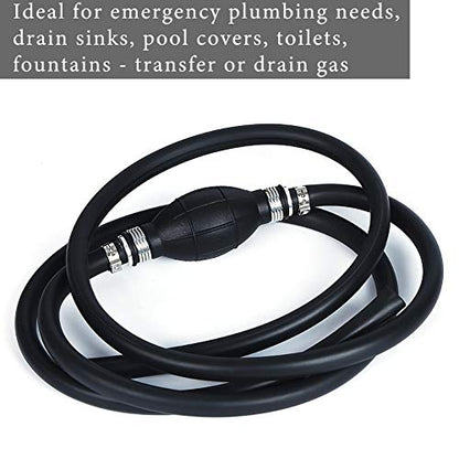 High Flow Siphon Pump, Gasoline Oil Water Fuel Diesel Transfer
