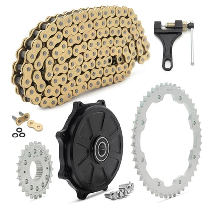 TOFR Belt Drive to Chain Drive Conversion Kit for Harley Touring 2009-UP - size: 24T+48T
