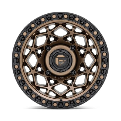 Fuel UTV D785 15X10 4X137 BRZ M-BLK-RING 00MM - D7851500A655