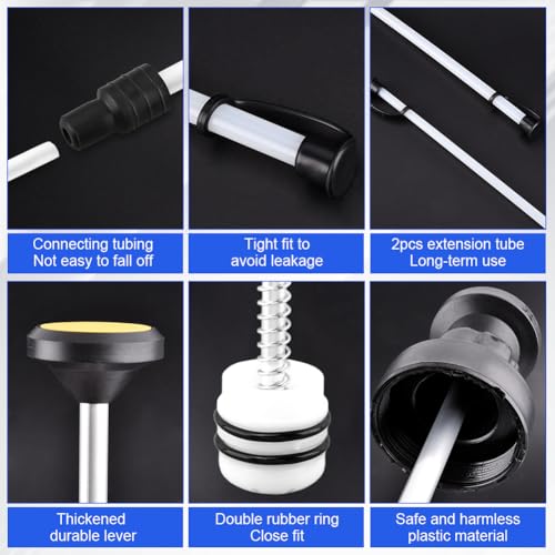 Kakalote 500CC Fluid Extractor, Automotive Fluid Extractor Pump Manual Fuel Suction & Filler, Fluid Oil Change Evacuator, Car Vacuum Fuel Transfer Oil Extractor Pump for Fluid Extraction