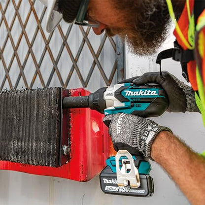 Makita XWT19T 18V LXT® Lithium-Ion Brushless Cordless 3-Speed 1/2" Sq. Drive Impact Wrench Kit w/Detent Anvil (5.0Ah) - style: Impact Wrench Kit