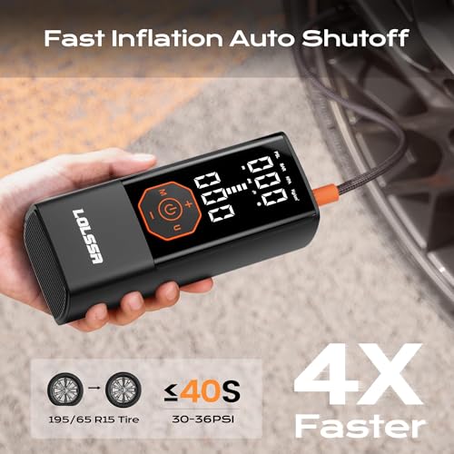Tire Inflator Portable Air Compressor Cordless Air Pump for Car 180PSI