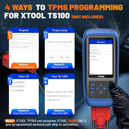 XTOOL TP150 TPMS Programming Tool, 2026 Universal TPMS Relearn Tool