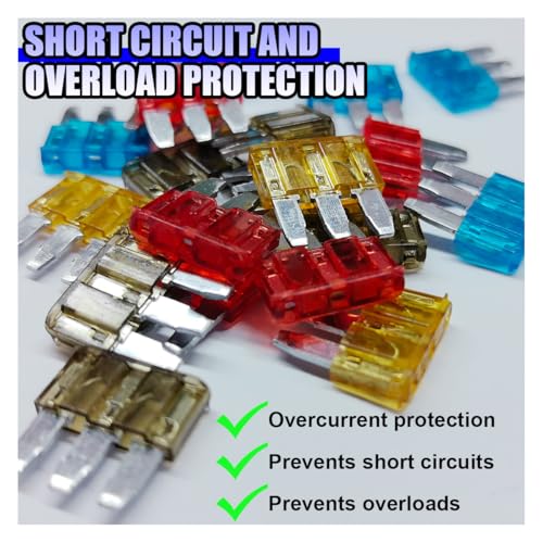 YoRise 20PCS AMP APT ATR Micro 3-Prong Car Blade Fuse (30A)
