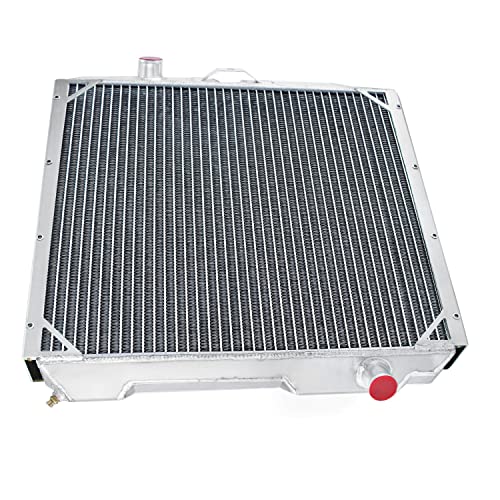 4 Row Radiator For Hummer H1 6.5L V8 Engine Diesel 2002 2003 2004 - size: 4 Row Radiator+CNC 1.3Bar Cap