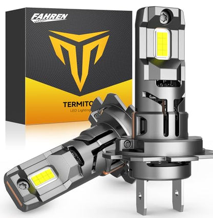 FORENNER FORNNER 2026 NEW H7/H7LL Bulbs, 100000LM 1300% Brightness 6500K Cool White, CANBUS Ready No Adapter Needed, True 1:1 Mini Fit, 85000+ Longer Lifespan, Driving, Fog & Spot Light Assemblies - size: H7/H7LL