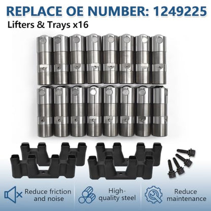 NON-AFM 5.3 Camshaft Kit Fit for 2007-2013 Chevrolet Avalanche Silverado 1500 Tahoe Trailblazer, GMC Sierra Yukon Envoy, Buick SAAB Isuzu, w/Head Gasket Valley Cover Gasket # ES72220