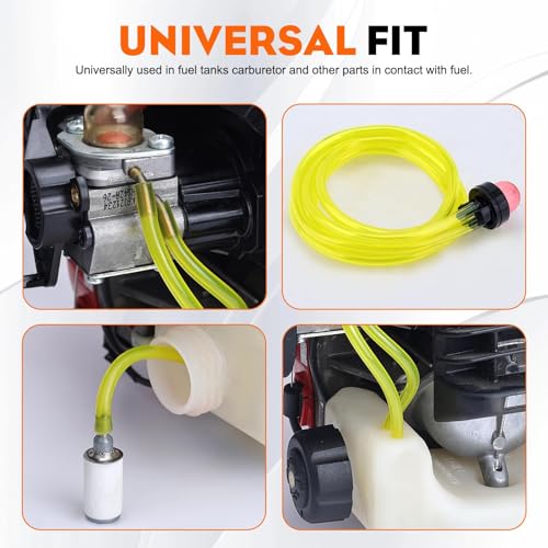Hipa Gas Fuel Line Hose Tubing for Small Engine Weedeater 4 Size 4 ft. Each