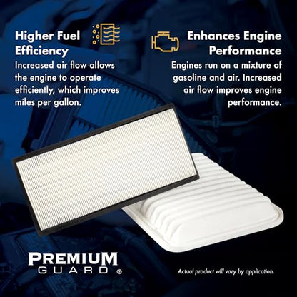 PG PA99212 Engine Air Filter | Fits 2017-2024 Nissan TITAN 5.6L - size: Premium Guard