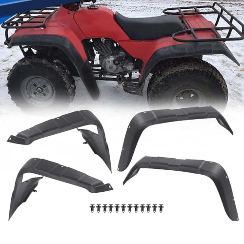 PIT66 Mud Flaps Fit Honda TRX300 FourTrax FW 1996-2000 - size: Fit Honda Honda FourTrax 300 TRX300 1996-2000