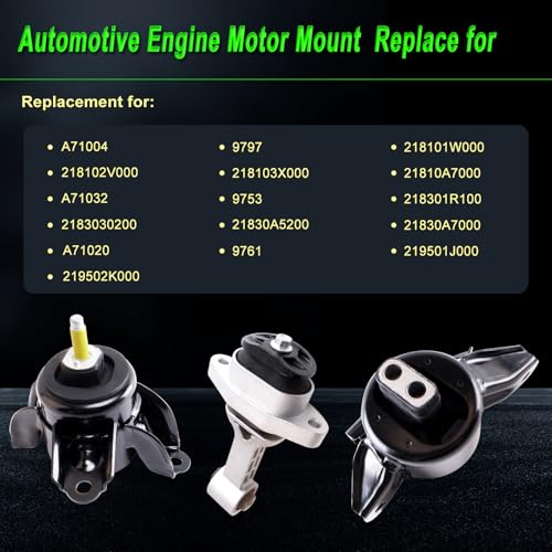 Engine Motor Mount fit Hyundai Accent/Kia Rio 12-17,Elantra 11-16 - size: 2012-2014 Attitude 1.4L/1.6