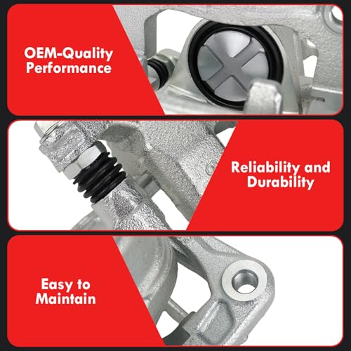 2pcs Rear Disc Brake Caliper Assembly with Bracket Replaces 19B3358 19B3359 - size: 19B3358+19B3359