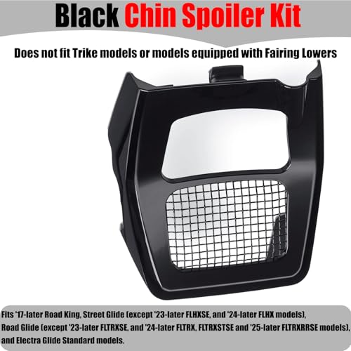 Chin Spoiler for Harley Road King Street Glide Road Electra Glide 2017-2023