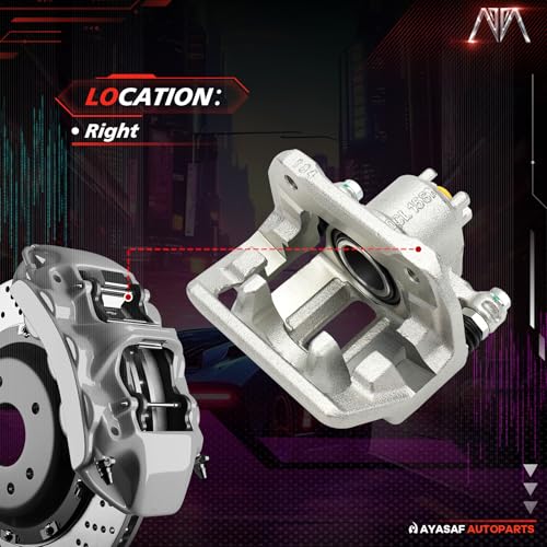 19B1448 Rear Right Passenger Side Disc Brake Caliper Assembly - size: Rear Right