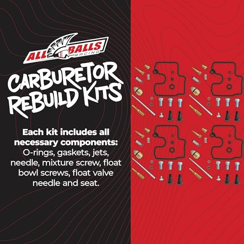 All Balls Racing Carburetor Rebuild Kit for Kawasaki ZX600 2000-2008
