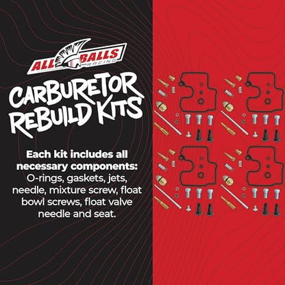 All Balls Racing Carburetor Rebuild Kit for Kawasaki ZX600 2000-2008