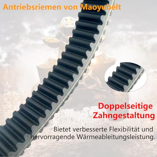 Drive Belt Suitable for CF Moto CF450 CF550 CForce 400 500 600 Swat Trail Tracker Snyper UForce ZForce 500 600 X5 X6 Z6 0180-055000-0001 Clutch Belt