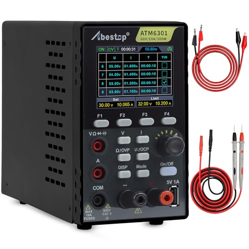 DC Power Supply Multimeter, 60V 10A 300W Switching Power Supply 110V Input - size: ATM6301/60V/10V/300W