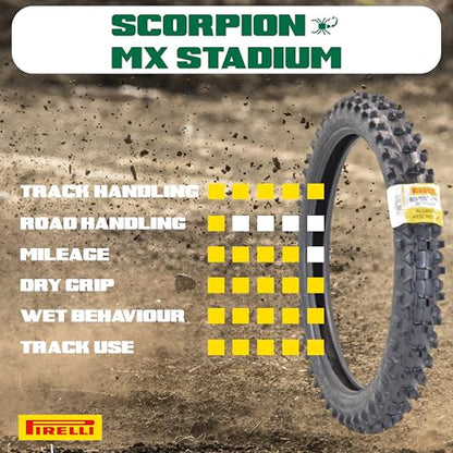 Pirelli Scorpion MX Mid-Soft Stadium 80/100-21 Front Tire - Motocross - size: 80/100-21 M/C 51M MST