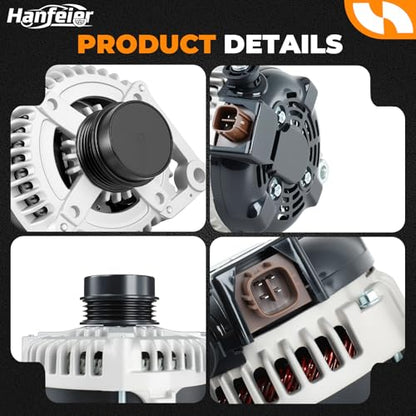 11516N Alternator for Toyota Camry L4 2.5L 2010–2011 - size: 11516