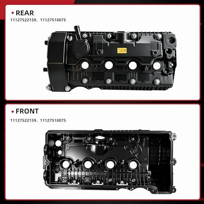 Valve Cover with Gaskets & Bolts 11127522159 for 545i 2004-2005 4.8L - size: 11127522159