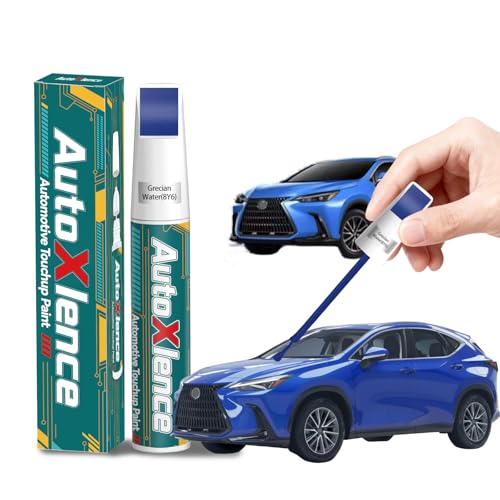 Grecian Water(8Y6) Car Touch Up Paint Compatible with Lexus - color: Grecian Water(8Y6) for IS/UX HYBRID/NX/RX/RX/GX, style: For Lexus
