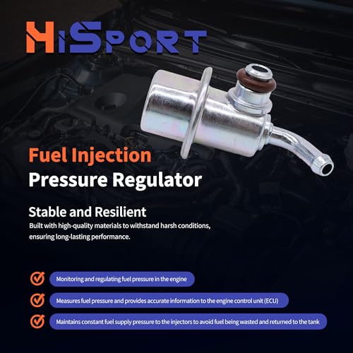 HiSport PR4016 Fuel Injection Pressure Regulator Kia Rio Hyundai - size: HSFPRR4016
