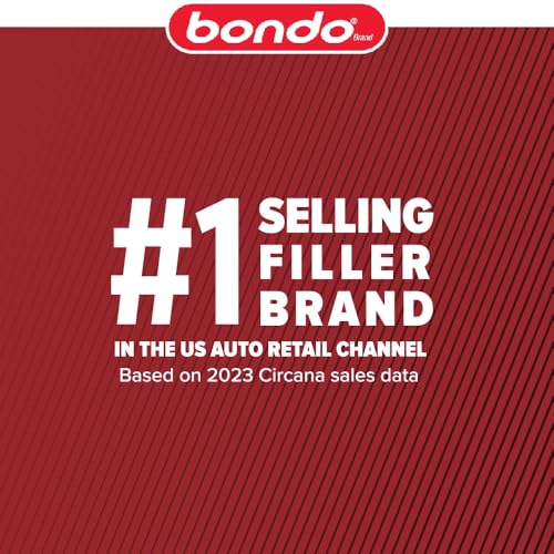 Bondo Fast Dry Filler 6.31 lb with Hardener 2.75 oz, Premium Formula Repairs Dents and Scratches, Dries Faster, Spread Eaiser (FD-GAL-ES) - size: 100 oz