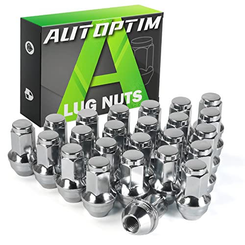 AUTOPTIM M14x2.0 OEM Lug Nuts - 24 Pcs Chrome for Ford Factory Style Wheel - color: Chrome, size: M14x2.0, style: 24 Pcs