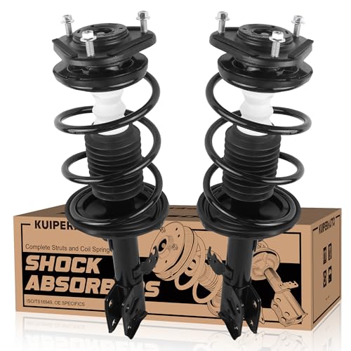 KUIPERAUTO Complete Front Struts Coil Spring Assembly Front Shock Absorbers Compatible for 2009-2013 Toyota Corolla, Compatible for 2011-2013 Toyota Matrix 472598 472597, Set of 2 - size: 2x Front Struts, style: 2009-2013 Corolla
