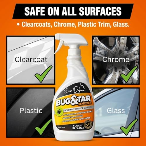 Evo Dyne Bug Remover 32 oz Car Cleaner Removes Tar, Sap & Grease