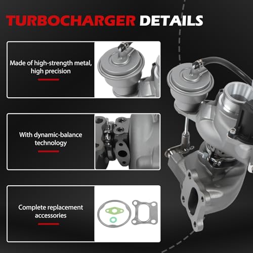 12687057 Turbo Turbocharger Assembly Fit for 2016 17 18 19 20-2023 Chevy Malibu L LS LT 1.5L Turbocharger Replace 12669064 12690543 95527952