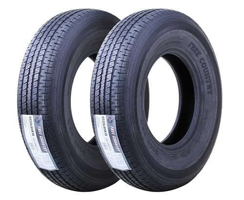 Free Country Trailer Tires ST235/85R16 12PR LR F 128N w/Scuff Guard, Set 2 - size: 235/85R16 12PR