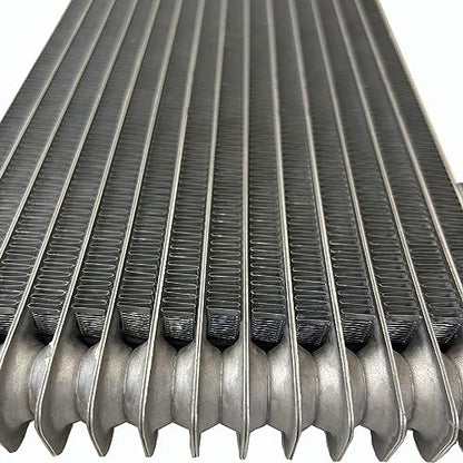 Low Pressure Drop Transmission Oil Cooler 40k Transmission Oil Cool Compatible For Heavy Duty 40,000 GVW Max Low Mounting Hardware Towing Applications and Advanced Cooling Protection LPD47391 - size: Silver