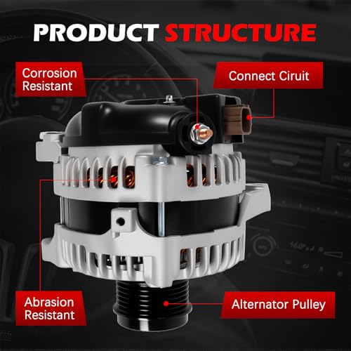 11402 New Alternator Fit for Camry 2.5L 2012-2015/RAV4 2009-2012 - size: 11402