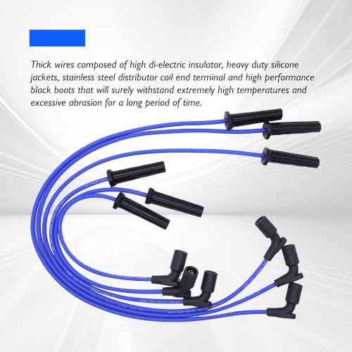 109110 High Performance Low Resistance Spark Plug Wire New - style: 9746SS