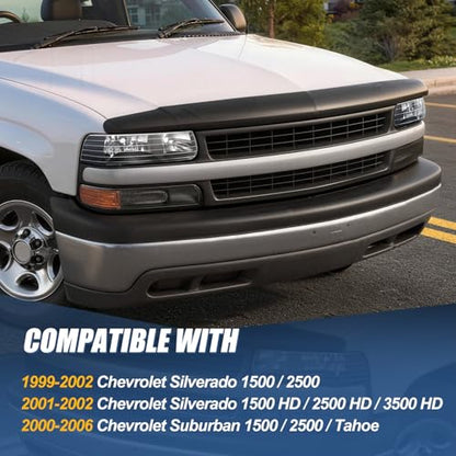 Auto Dynasty Headlights for 1999-2006 Chevy Silverado Suburban Tahoe 1500 - color: Black