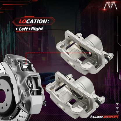 19B2668 19B2669 Front Left&Right Disc Brake Caliper Assembly Set - size: Front Left&Right