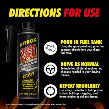 Nitrox Clean Cat Catalytic Converter Cleaner, 17 fl oz [Pack of 6] - color: Gasoline, size: 17 Fl Oz (Pack of 6)