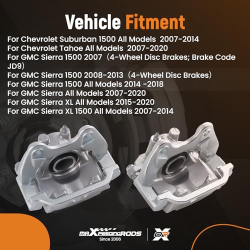 maXpeedingrods for 18B5030 18B5031 Rear Brake Calipers for Chevy - size: 18B5030+18B5031