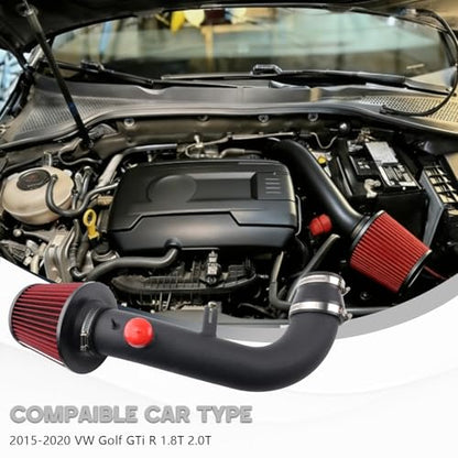 Cold Air Intake for 2015-2020 VWGolf/GTI/Golf R/Jetta/1.8T 2.0T - size: 15-20 VW Golf/ GTI/Golf R/Jetta 1.8T /2.0T