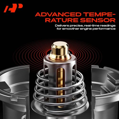 A-Premium Upgraded Aluminum Engine Coolant Thermostat Housing Assembly